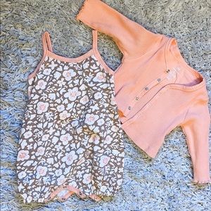 Honest brand baby romper spring